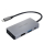 Akcesoria SILVER MONKEY Adapter USB-C - 2x HDMI 4K60Hz, USB-A, PD 100W